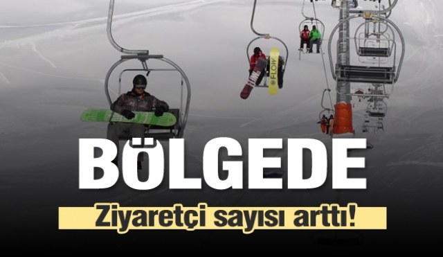 Davraz kayak merkezinde ziyaretçi trafiği arttı 2019