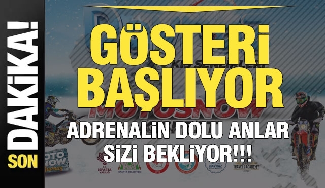 Davraz Motosnow Heyecanı Yeniden Başlıyor: Ekstrem Spor Tutkunları Isparta’da Buluşuyor