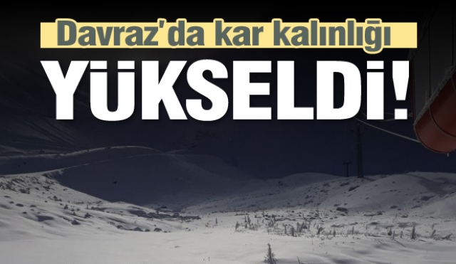 Davraz'da Kar Kalınlığında yükselme kaydedildi