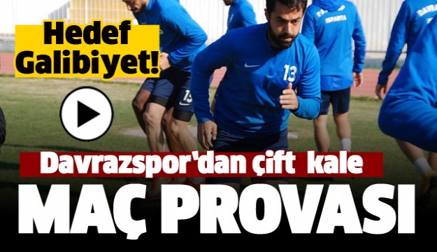 DAVRAZSPOR ATATÜRK STADI'NDA MAÇ PROVASI YAPTI