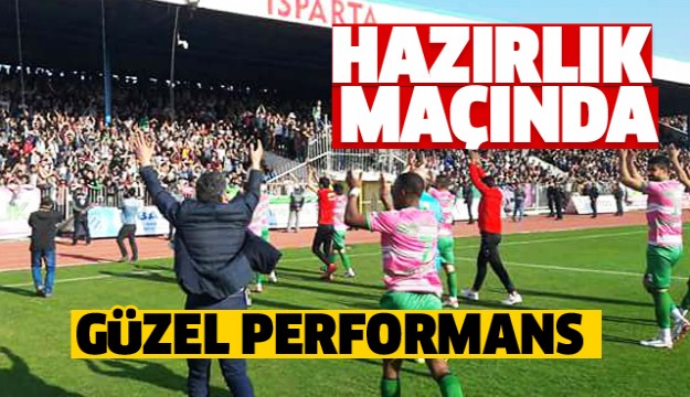 DAVRAZSPOR HAZIRLIK MAÇINDA İYİ PERFORMANS GÖSTERDİ