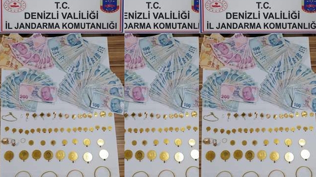 Denizli'de dolandırılan yaşlı kadına altınları teslim edildi