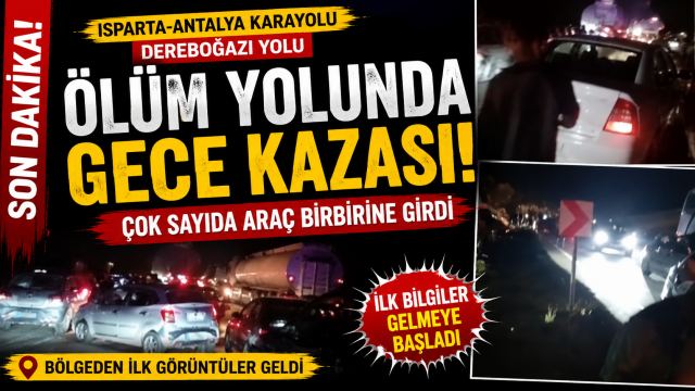 Dereboğazı Yolunda Kaza: &Ccedil;ok Sayıda Ara&ccedil; Karıştı
