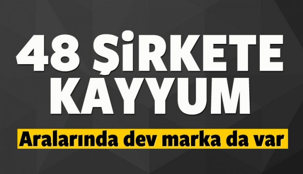 Dev şirkete kayyum atandı