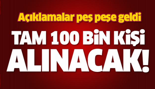 Devler hedeflerini açıkladı! Tam 100 bin kişi...
