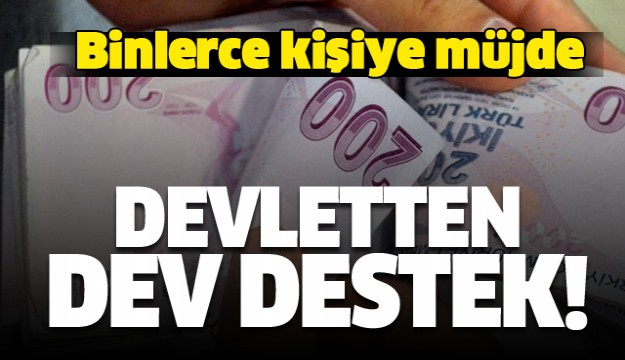 Devletten herkese özel destek