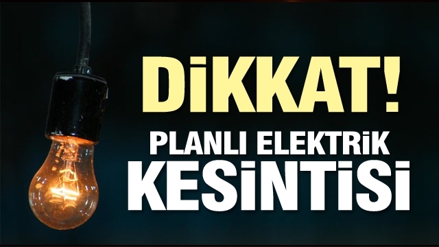 Dikkat! Isparta altı saatli elektrik kesintisi