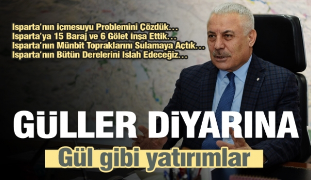 DSİ’DEN GÜLLERİ DİYARINA GÜL GİBİ YATIRIMLAR