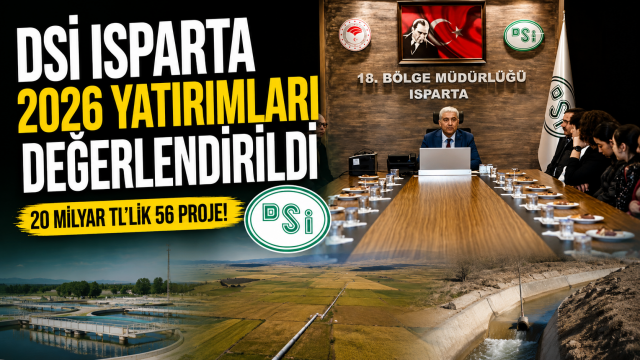 DSİ Isparta 2026 Yatırımları Değerlendirildi