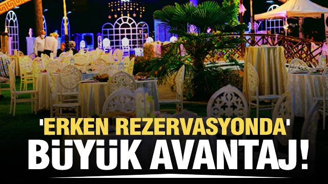 Düğün salonları için erken rezervasyon avantaj sağlıyor