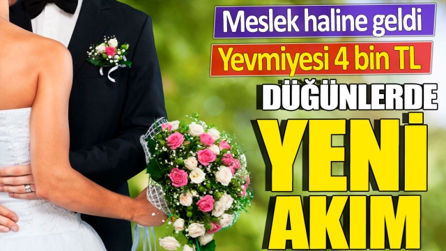 Düğünlerde Yeni Trend