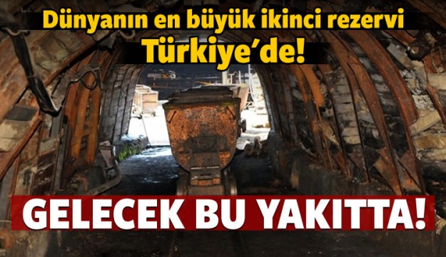 Dünyanın en büyük ikinci rezervi Türkiye'de!