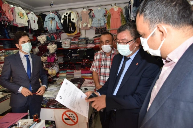 EĞİRDİR’DE SIKI KORONAVİRÜS DENETİMİ