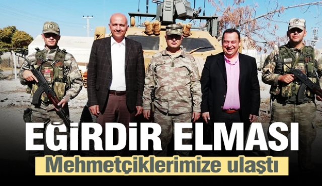 Eğirdir Elması Mehmetçiklerimize Ulaştı
