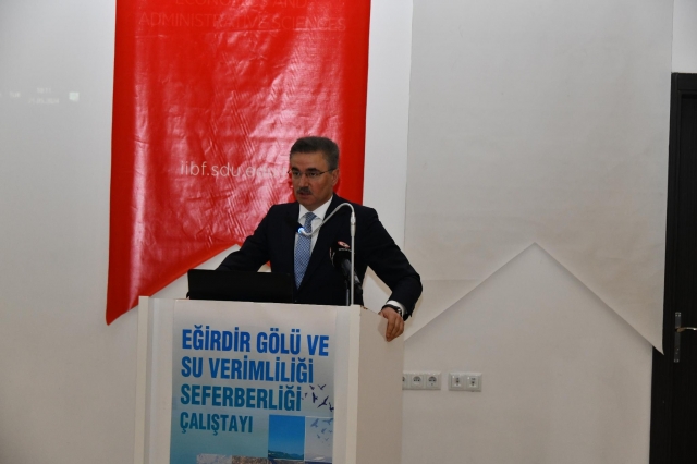 Eğirdir Gölü ve Su Verimliliği Seferberliği Çalıştayı Başladı