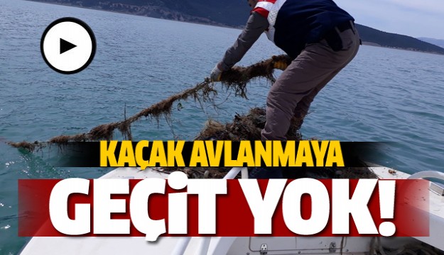 Eğirdir Gölünde kaçak avlanmaya geçit yok!