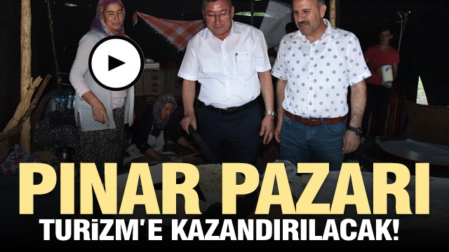 EĞİRDİR TARİHİ PINAR PAZARI TURİZM’E KAZANDIRILACAK