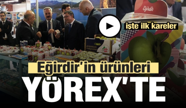 Eğirdir Yöresel ürünleriyle YÖREX Fuarında yerini aldı 2019