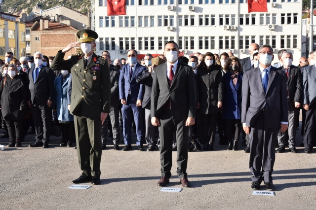 Eğirdir'de Gazi Mustafa Kemal Atatürk Saygı ve Minnetle Anıldı
