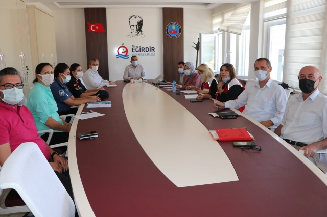 Eğirdir'de Kadına Yönelik Şiddetle Mücadele Koordinasyon Toplantısı
