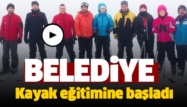 EĞİRDİR'DE KAYAK EĞİTİMİ BAŞLADI