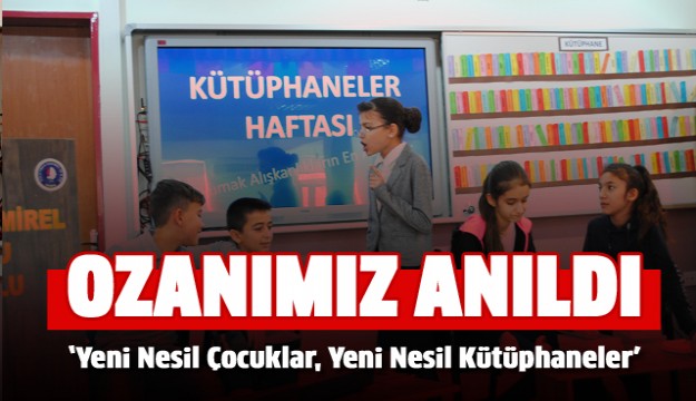 Eğirdir'de Kütüphaneler Haftası Kutlandı   