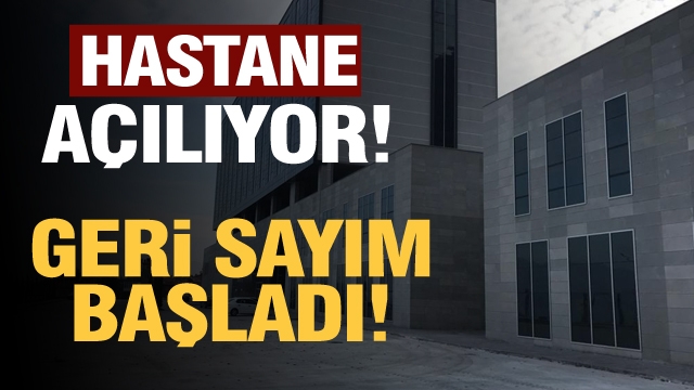 Eğirdir'e yapılan yeni hastane açılışı için geri sayım başladı...