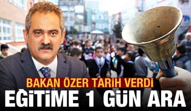 Eğitime 1 Gün Ara