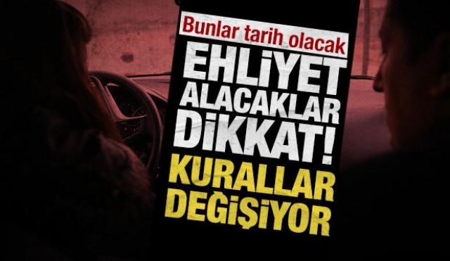 Ehliyet Alacaklara Yeni Direksiyon Sınavı Kuralları