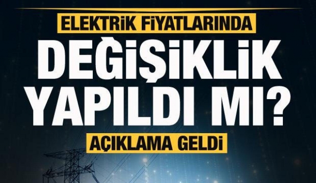 Elektriğe zam geldi mi?