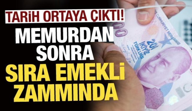Emekli Zammında Tarih Ortaya Çıktı