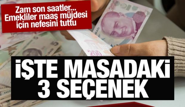 Emekliler Maaş Müjdesi için Nefesini Tutuyor: İşte Masadaki 3 Seçenek