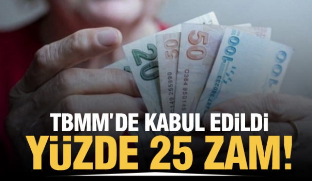 Emeklilere Yüzde 25 Zam Kabul Edildi!
