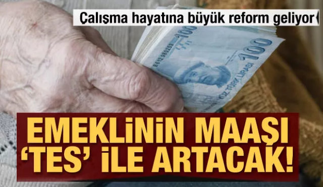 Emeklinin maaşı TES ile artacak! Çalışma hayatına büyük reform geliyor