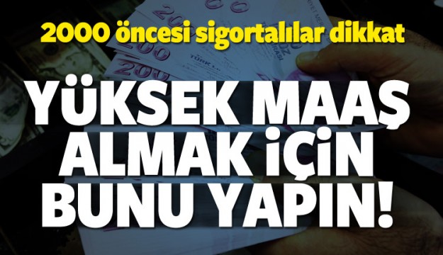 Emekliye yeni maaş formülü