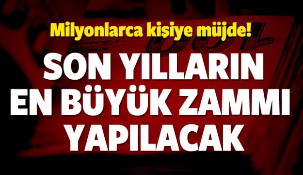 EN DÜŞÜK EMEKLİ MAAŞI BU KADAR OLACAK!