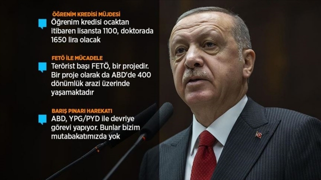 Erdoğan'dan 'öğrenim kredisi' müjdesi
