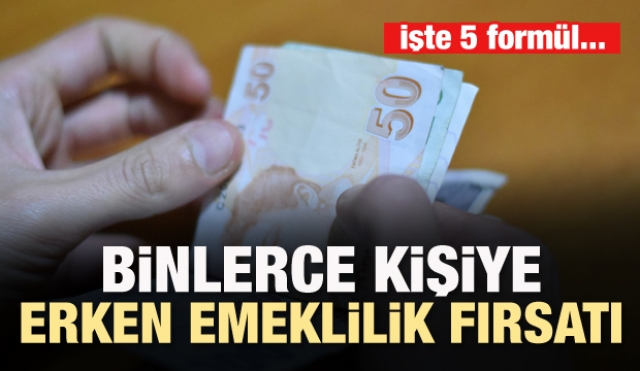 Erken emeklilik için Binlerce kişiye 5 formül