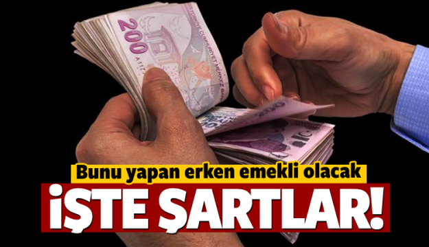 Erken emeklilik için üç formül