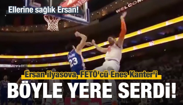 Ersan İlyasova, FETÖ'cü Enes Kanter'i böyle yere serd