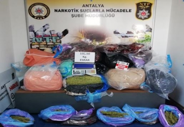  Ev değil uyuşturucu deposu 