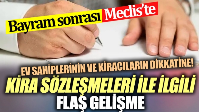 Ev Sahipleri ve Kiracıların Dikkatine!