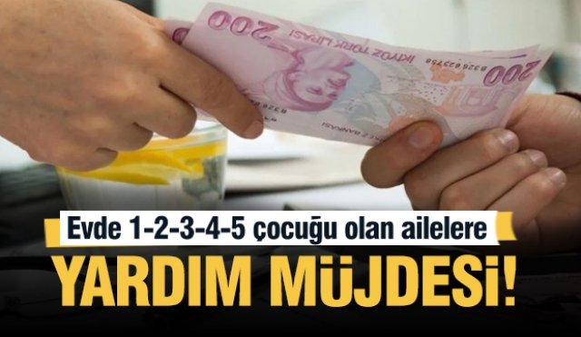 Evde 1-2-3-4-5 Çocuğu Olan Ailelere Devletten Yardım Müjdesi! 4.359 TL Maaş Bağlanıyor