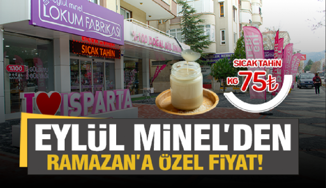 Eylül Minel'de Ramazan süresince sıcak tahin kg fiyatı 75 TL