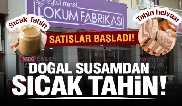 Eylül Minel'den kaliteli, lezzetli sıcak tahin ve tahin helvası: Mutlaka deneyin!