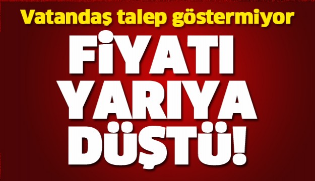 Fiyatı yarıya düştü ama talep görmüyor