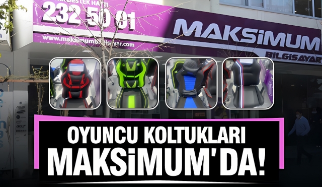 Gaming Oyuncu Koltuğu Şimdi Maksimum Bilgisayar'da!