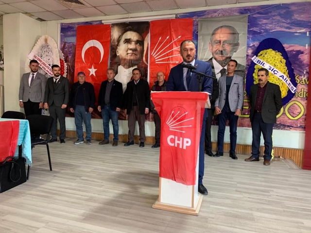 GELENDOST CHP YENi İLÇE BAŞKANI BAŞKANI AÇIKLANDI