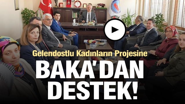 Gelendostlu Kadınların Projesine BAKA’dan Destek