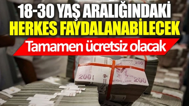 Gençlere Ücretsiz Olacak!